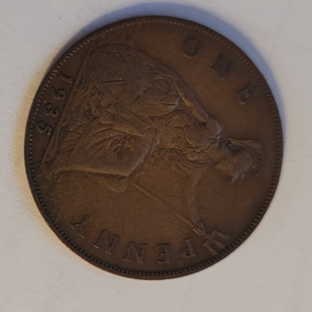 1935 rare foreign penny